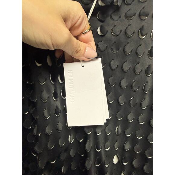 Helmet Lang Black Mini dress satin size 4 NWT - Picture 3 of 10